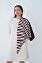 Women's Striped Triangle Shawl Scarf – Shoulder Shawl with Soft Texture - 6