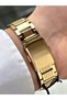 Special Design Gold Color Steel Band Steel Case Men's Wristwatch 1289Mr - 5