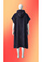 Black Adult Poncho Beach Towel -Defoludur - 2
