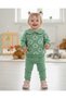 Baby Girl Flower Printed , Collar Detailed Transitional Bottom Top Stylish 2-Piece Baby Girl Set