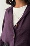 Women's Plum 3-Piece Set Shirt with Body and Necklace - 5
