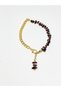 Garnet (Lal) Stone Handmade Steel Bracelet – Special Design Women's Bracelet - 5