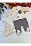 100% Organic Cotton Baby Romper with Booties - Hat - 6