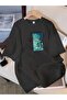 Vincent Printed Oversize Circular Neck T-Shirt