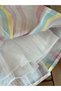 Babyaden Natalia Birthday Party Striped Lined Cotton Girl's Dress with Removable Pompom - 4