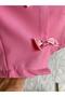 Girl's Bowknot Vest Pink - 8