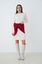 Women's Scarf & Shawl Red Soft Textured Scarf Shawl Shoulder Shawl - 6