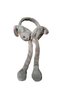 Light-Up Bunny Ear Headphones Coffee Color Plush Bunny Ear Headphones - 4