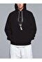 يد تمتد نحو ضوء دائري - سويت شيرت رجالي مطبوع بغطاء رأس رأس وواسع