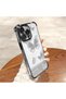 Samsung Galaxy A73 Compatible Kelebek Printed Transparent Silicone Shock Absorbing Case Stylish and Durable - 5
