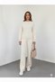Women's Winter Relaxed Fit Wide-Leg Elastic Waist Knit Pants, Standard Size, Fits S-M-L - 5