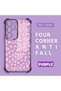 Samsung Galaxy S24 Ultra Compatible Transparent Four Corner Silicone Coated Glossy Edge Case Leopard Pattern