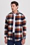 Men's Slim Fit slim fit checkered winter lumberjack shirt - 7