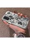 Vivo Y02S Compatible American Retro Collage Style Patterned Anti-Knock Protection - 2