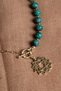 Certified Prehnite, Unakite, Malachite, Aventurine and Jade Heart Chakra Pendant Odt230 - 5