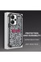 Redmi Note 13 Pro Plus 5g Compatible Transparent Four Corner Silicone Coated Glossy Edge Case Leopard Pattern - 4