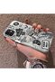 iPhone 12 Pro Compatible American Retro Collage Style Pattern Anti-Shake Protection - 2