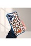 Realme Note 50 4g Compatible Transparent Four Corner Silicone Coated Glossy Edge Case Leopard Pattern - 4