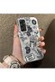 Samsung Galaxy A34 5g Compatible American Retro Collage Style Pattern Anti-Shake Protection