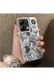 Redmi Note 13 Compatible American Retro Collage Style Pattern Anti-Shake Protection