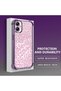 Samsung Galaxy A04E Compatible Transparent Four Corner Silicone Coated Glossy Edge Case Leopard Pattern - 3