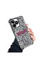 Realme Note 50 4g Compatible Transparent Four Corner Silicone Coated Glossy Edge Case Leopard Pattern - 2