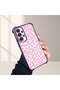 Samsung Galaxy A33 5g Compatible Transparent Four Corners Silicone Coated Glossy Edge Case Leopard Pattern - 4