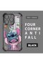 iPhone 14 Pro Compatible Transparent Back Four Corners Reinforced Impact Protection Silicone Case