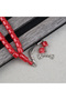 Katalin Stick Alpaca Tassel Capsule Cut 10.5X11Mm Prayer Beads -Red - 6