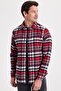 Men's Slim Fit slim fit checkered winter lumberjack shirt - 7