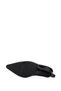 Women's Genuine Leather Black Crocodile Heeled Shoes - 5