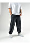Herringbone Patterned Gray Men's Baggy Pants Coc2745 - 2