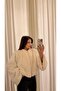 Plush Fur Jacket - White - 4
