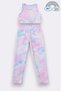Girl's Multi-Purpose Patterned Swimsuit & Sports Set 12454