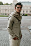 Men's Beige Oxford Slim Fit Slim Fit Classic Collar Double Cover Pocket Shirt - 6