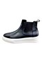 Genuine Leather Lightweight Ankle Boots Black