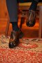 Robin Model Genuine Leather Handmade Brown Casual Shoes - 2