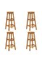 5 Piece Garden Bar Set Solid Wood Acacia - 5