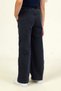 Girl's Heart Embroidered Cotton Elastic Waist Jeans - 2