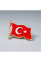 Türk Bayrağı Figürlü Broş - 4