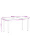 7 Piece Garden Dining Set Black - 7