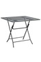 5 Piece Garden Dining Set Expanded Metal Mesh Anthracite - 2