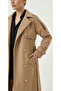 Women's Unlined Long Trench Coat-Coat - 4
