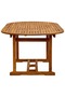 5 Piece Garden Dining Set Solid Wood Acacia and Textilene - 5