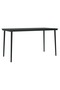 5 Piece Garden Dining Set Grey - 5