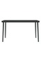 7 Piece Garden Dining Set Brown and Black - 5