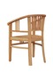 5 Piece Garden Dining Set Solid Wood Teak - 6