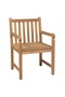 7 Piece Garden Dining Set 140x80 cm Solid Teak Wood - 4