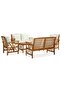 5 Piece Garden Lounge Set with Cushions Solid Acacia Wood