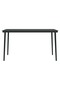 7 Piece Garden Dining Set Grey and Black - 5
